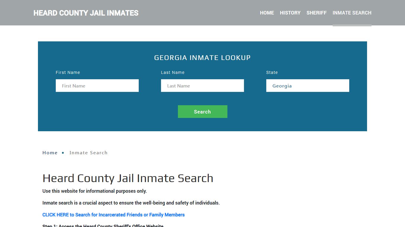 Heard County, GA Detainee Lookup